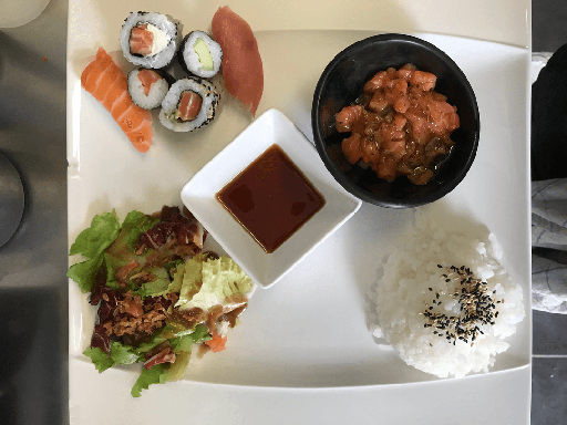 Fuji tartare ou crevette ceviche